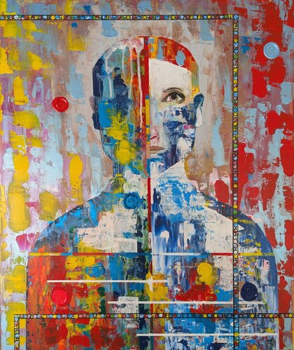 LOOK by Christiane Martini, Painting for Sale on Select