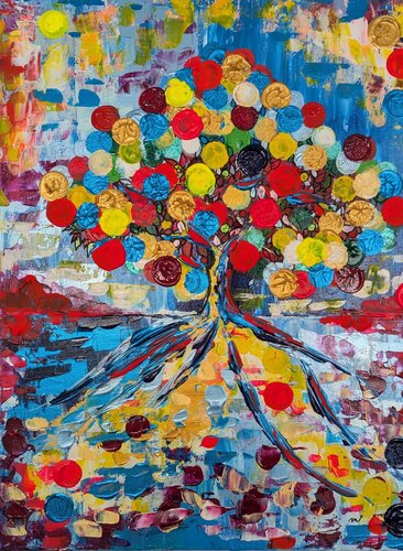 Autumn Lights by Christiane Martini, Painting for Sale on Select