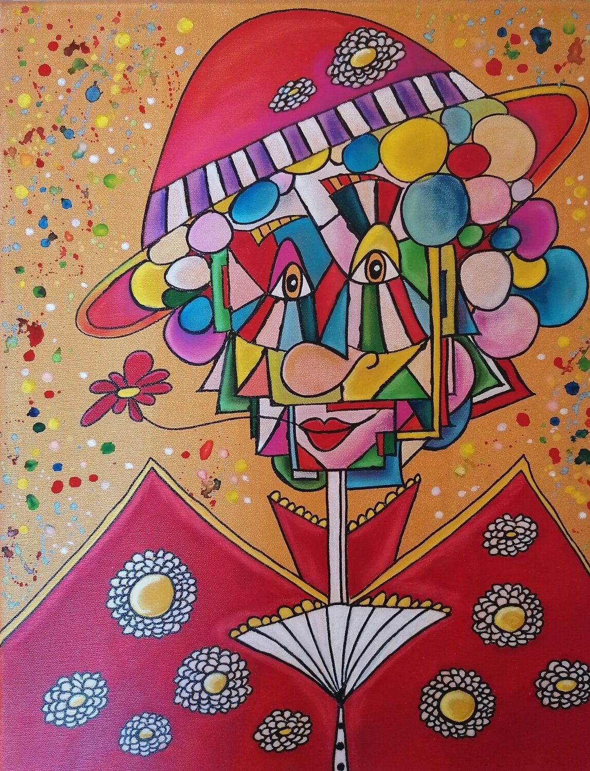 Madame Clodette Christiane Martini Original painting for sale