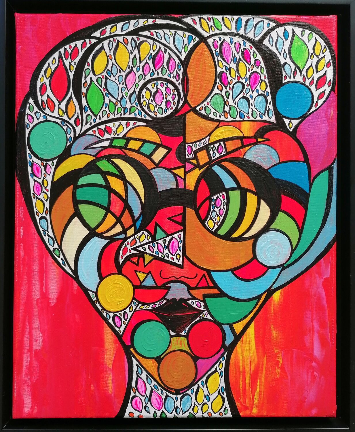 LADY NEW YORK RAP Christiane Martini Original painting for sale