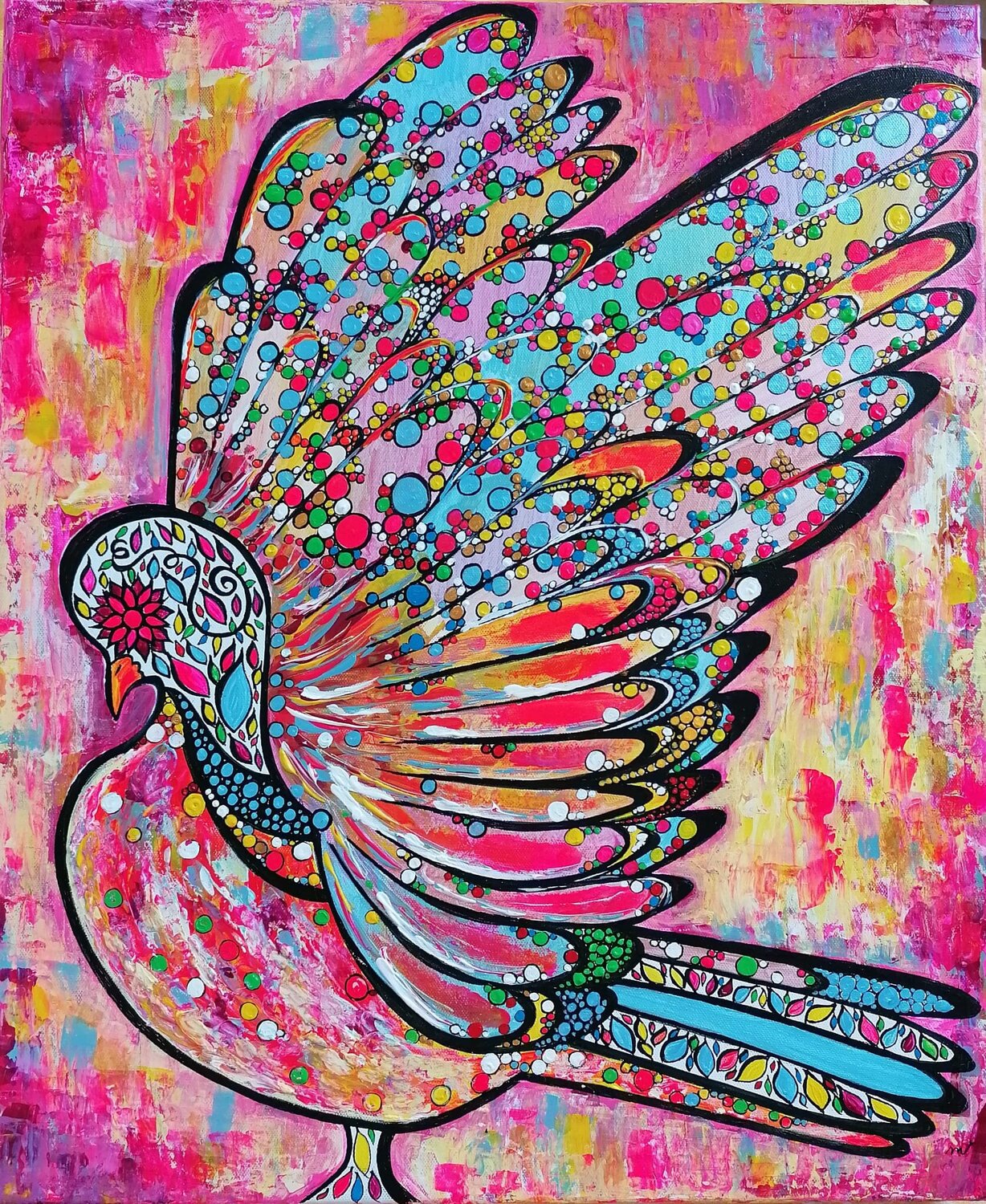 FREEDOM Christiane Martini Original painting for sale