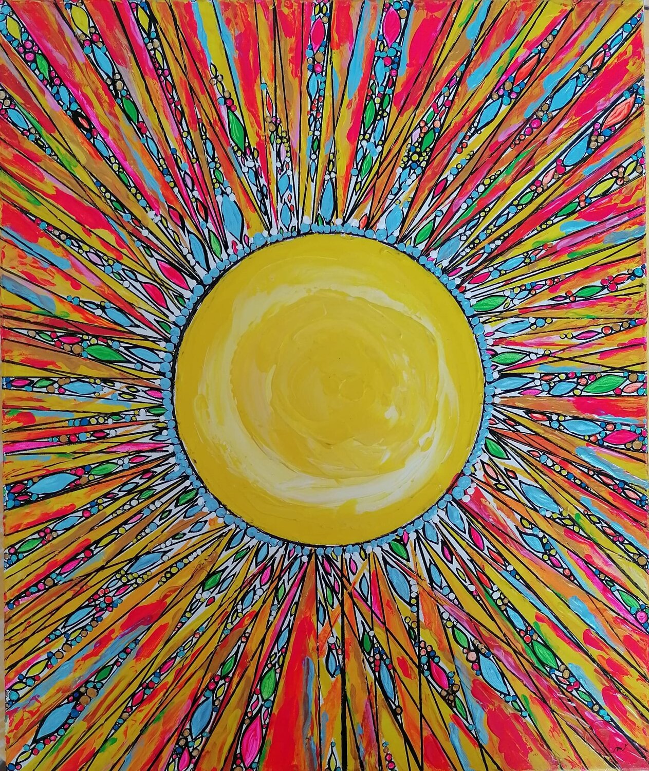 SHINE Christiane Martini Original painting for sale