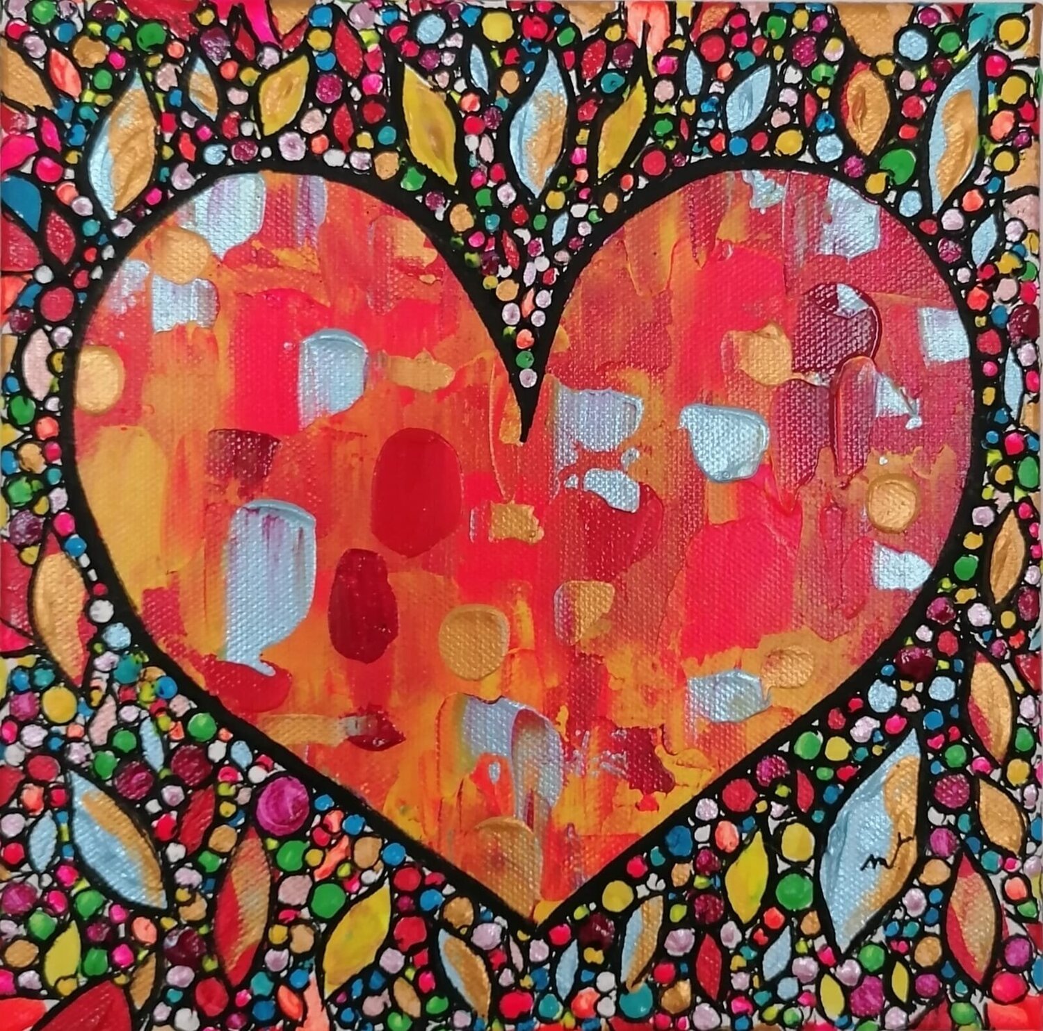 LOVE FOREVER Christiane Martini Original painting for sale
