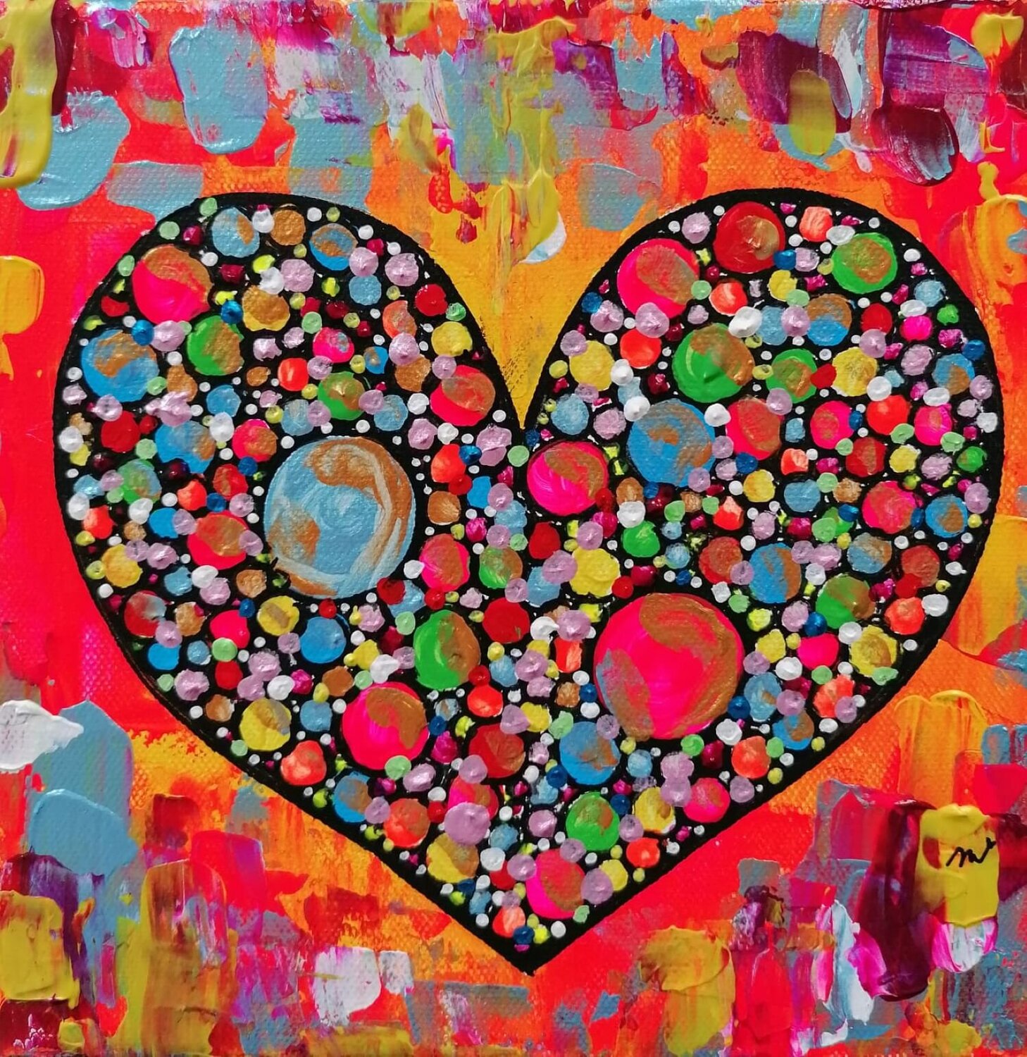 FOREVER LOVE Christiane Martini Original painting for sale