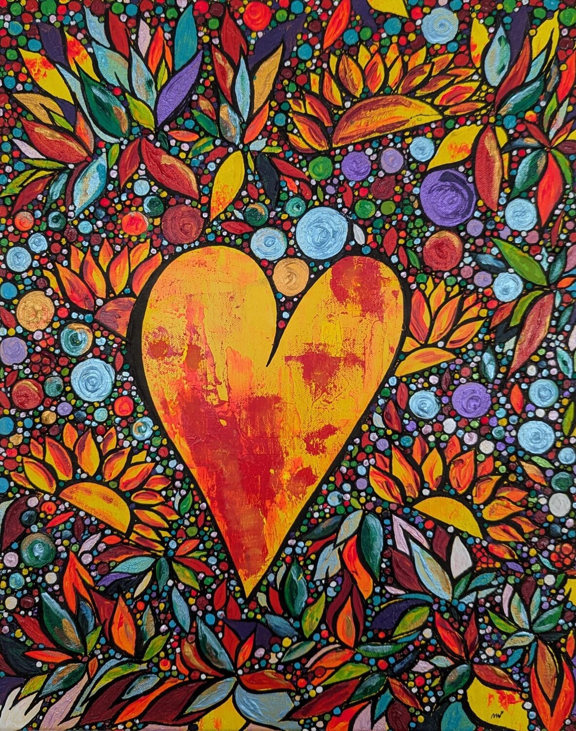 IN LOVE Christiane Martini Original painting for sale