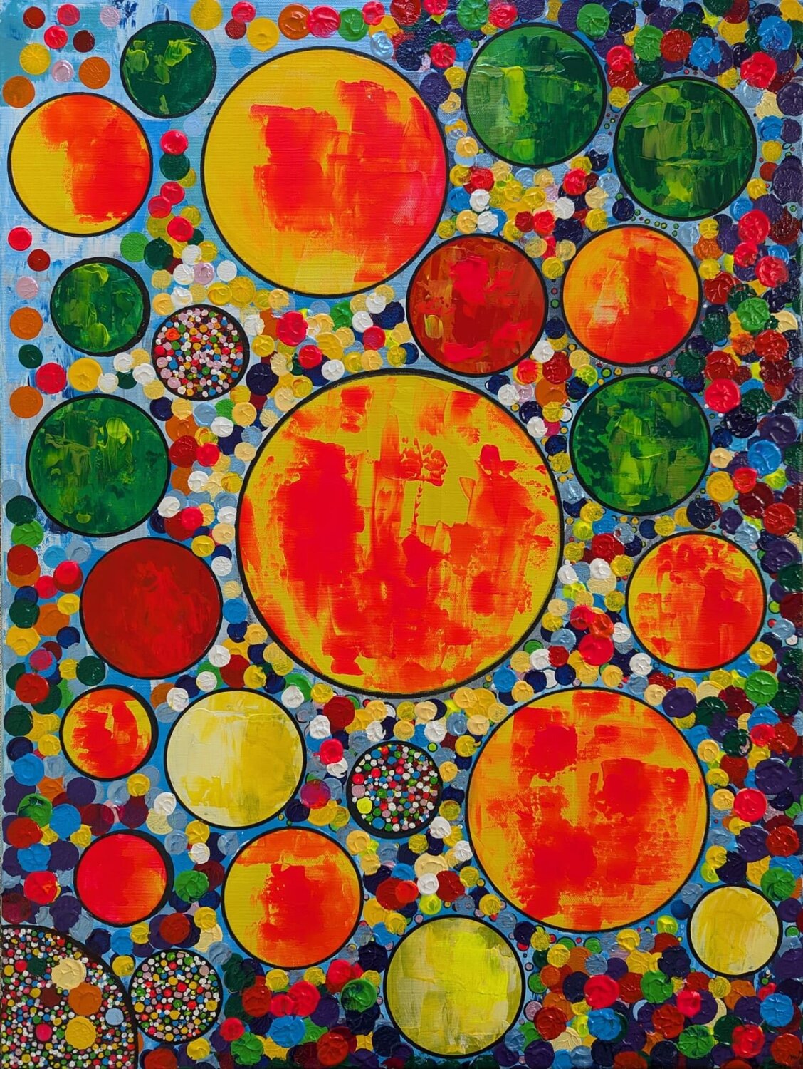 UNIVERSE Christiane Martini Original painting for sale