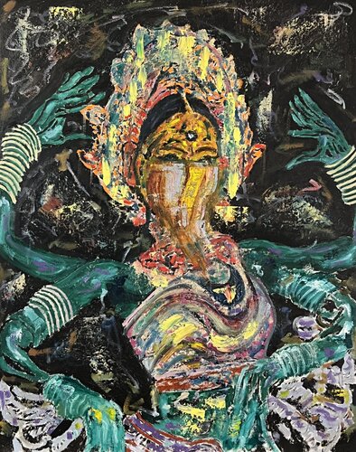 Shiva by Daniel Pultorak, Painting for Sale on Select