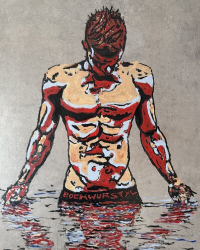 Bock drauf!? by Daniel Pultorak, Painting for Sale on Select
