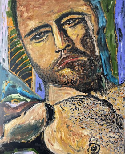 Bachelor in Paradise by Daniel Pultorak, Painting for Sale on Select