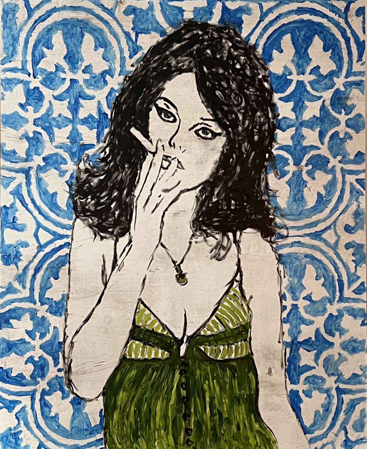 Blue Dreams Daniel Pultorak Original painting for sale