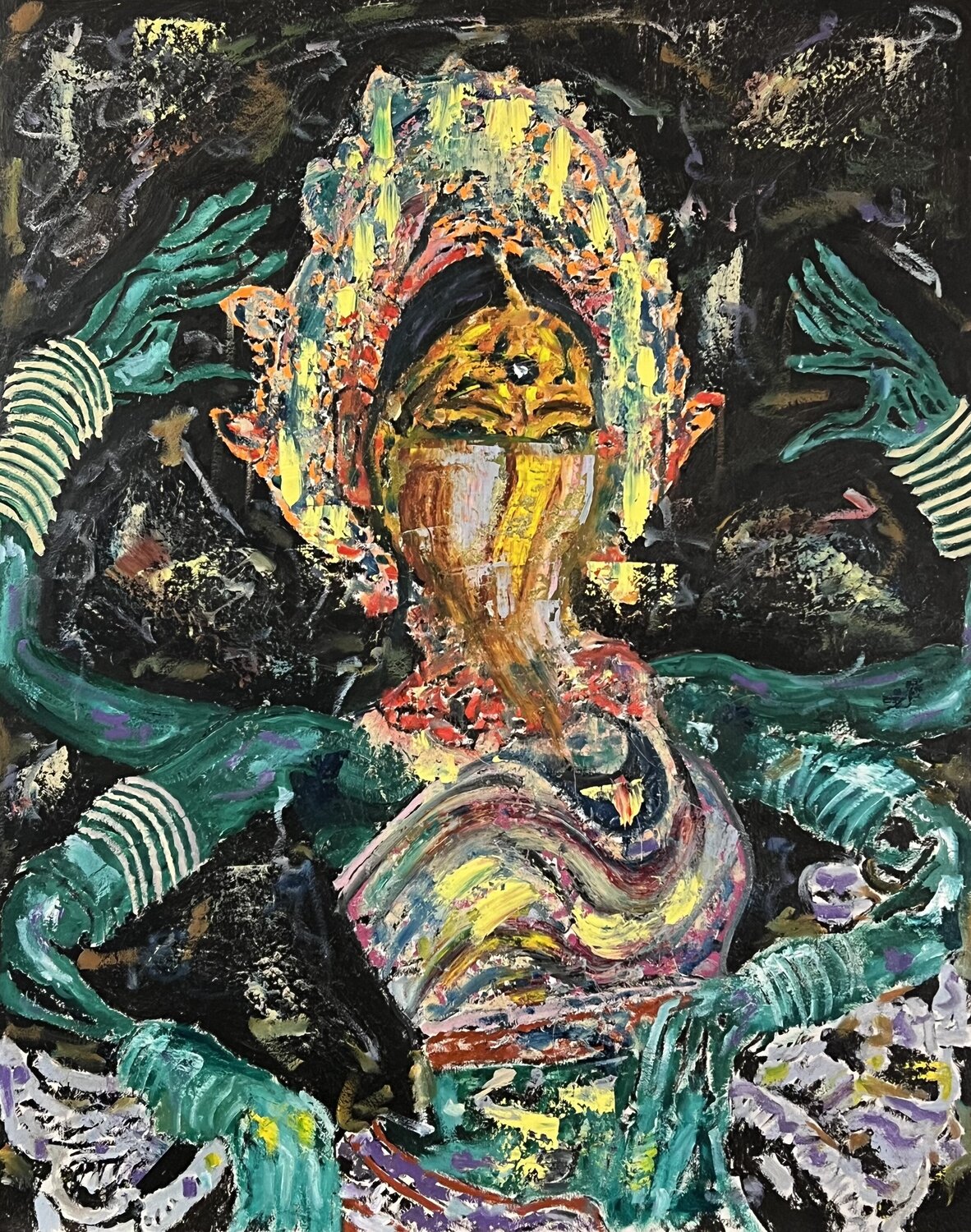 Shiva Daniel Pultorak Original painting for sale