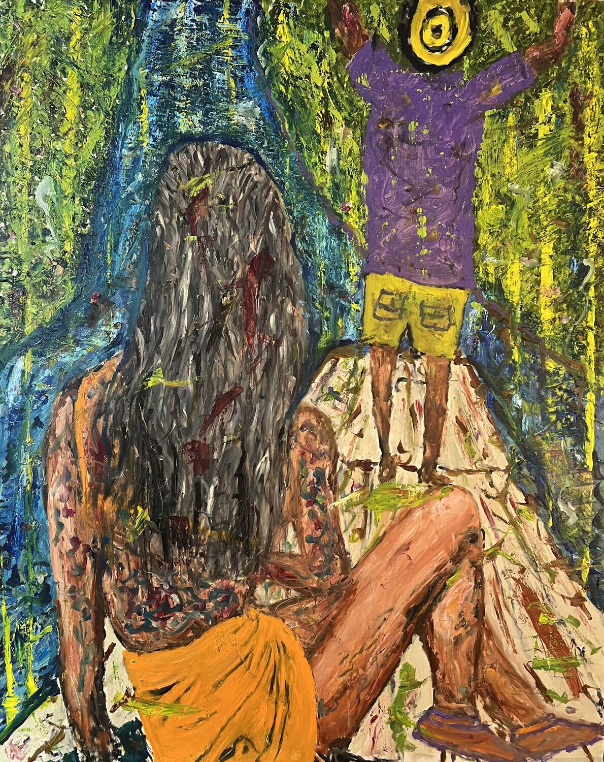 Unter fremdem Blick Daniel Pultorak Original painting for sale