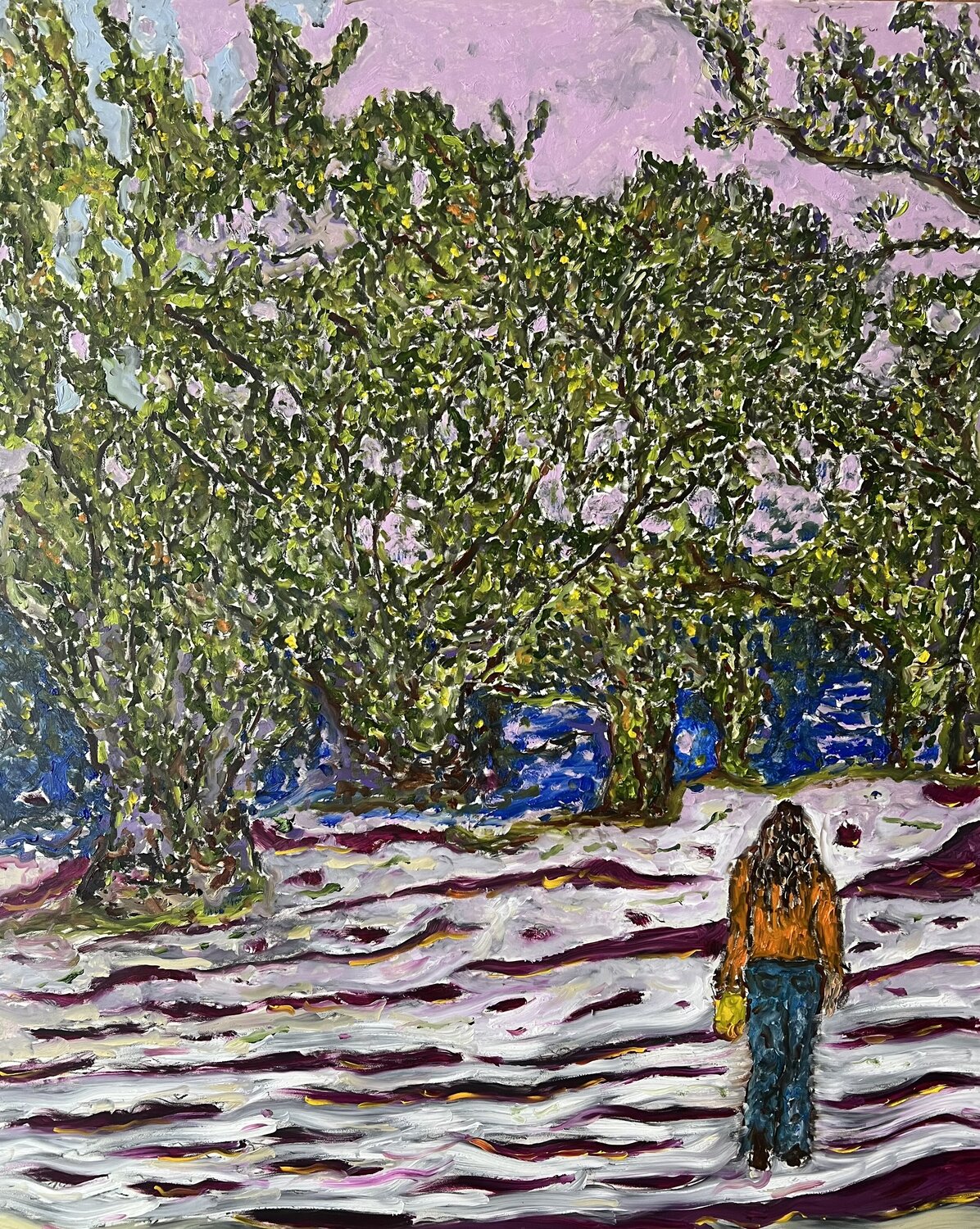 Alone in Nature Daniel Pultorak Original painting for sale