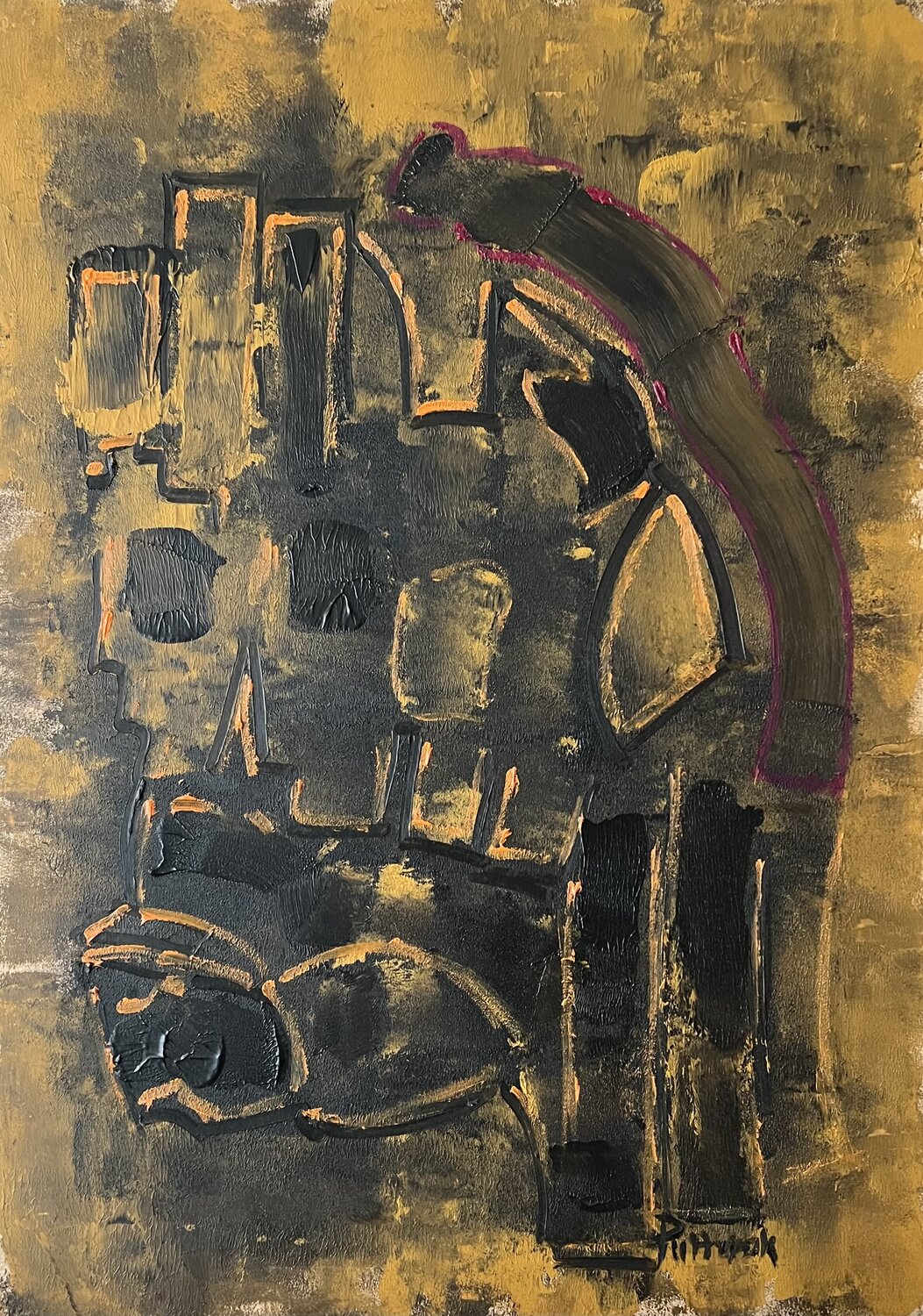 Der Höllenritt von Circoloco Daniel Pultorak Original painting for sale