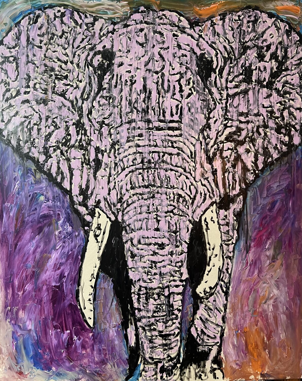 Blush & Bone Daniel Pultorak Original painting for sale
