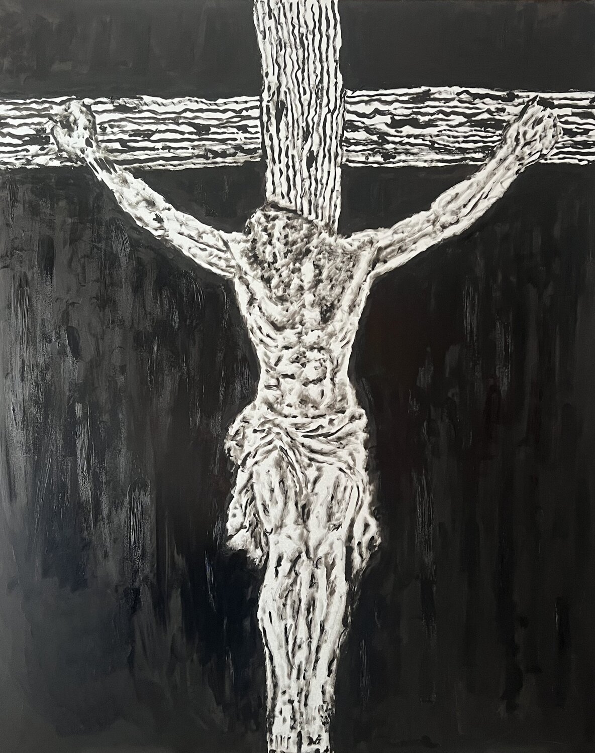 Im Schatten des Kreuzes Daniel Pultorak Original painting for sale