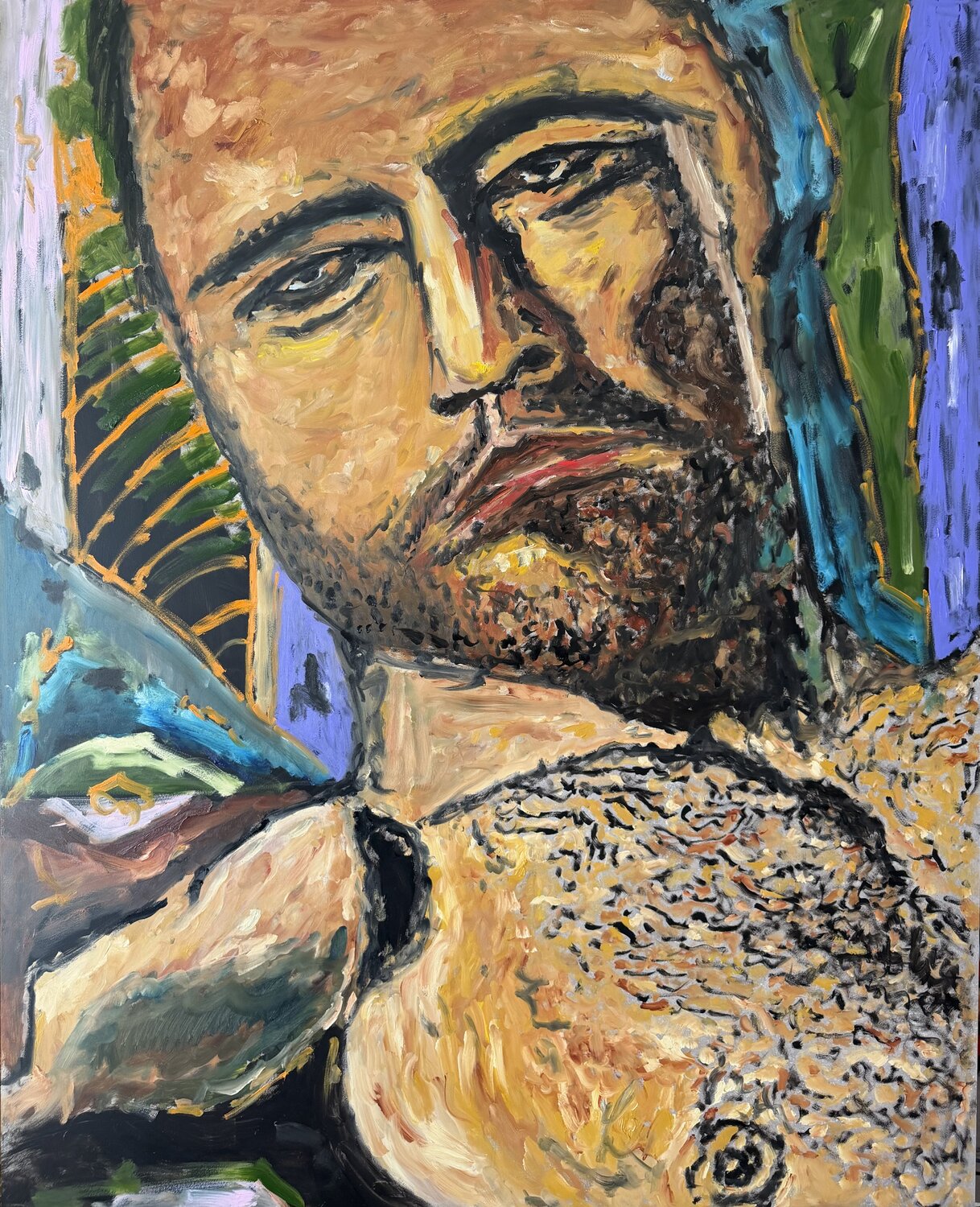 Bachelor in Paradise Daniel Pultorak Original painting for sale