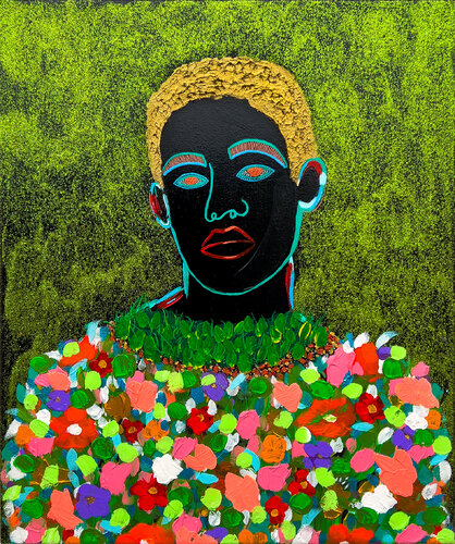 after the carnival by Yermine Richardson, Painting for Sale on Select