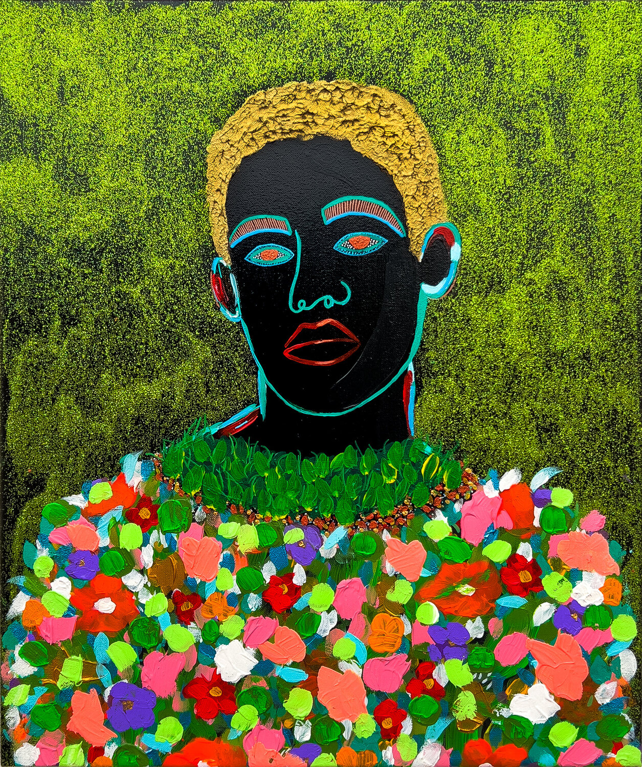 after the carnival Yermine Richardson Original painting for sale