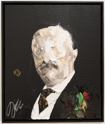 UNTITLED Portrait work (Theodore Roosevelt) by Tomoya Nakano, Painting for Sale on Select
