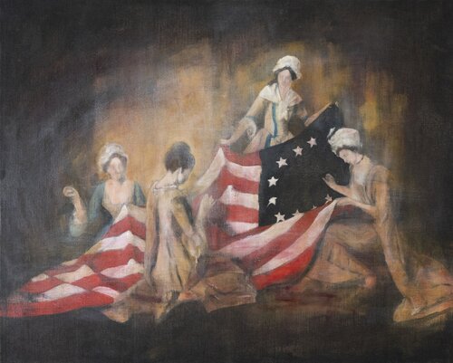 The Birth of the Flag by Tomoya Nakano, Painting for Sale on Select