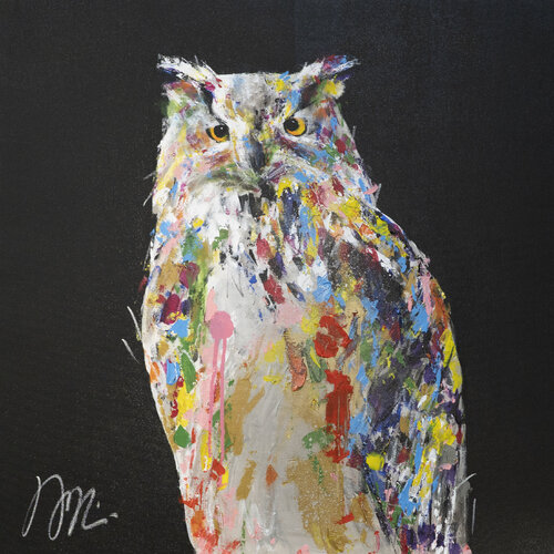 owl by Tomoya Nakano, Painting for Sale on Select