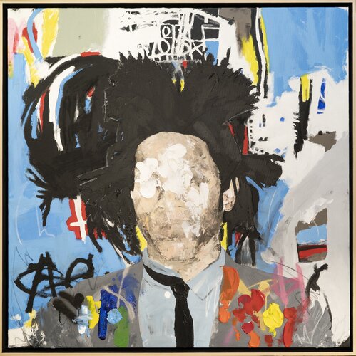 Jean-Michel Basquiat by Tomoya Nakano, Painting for Sale on Select