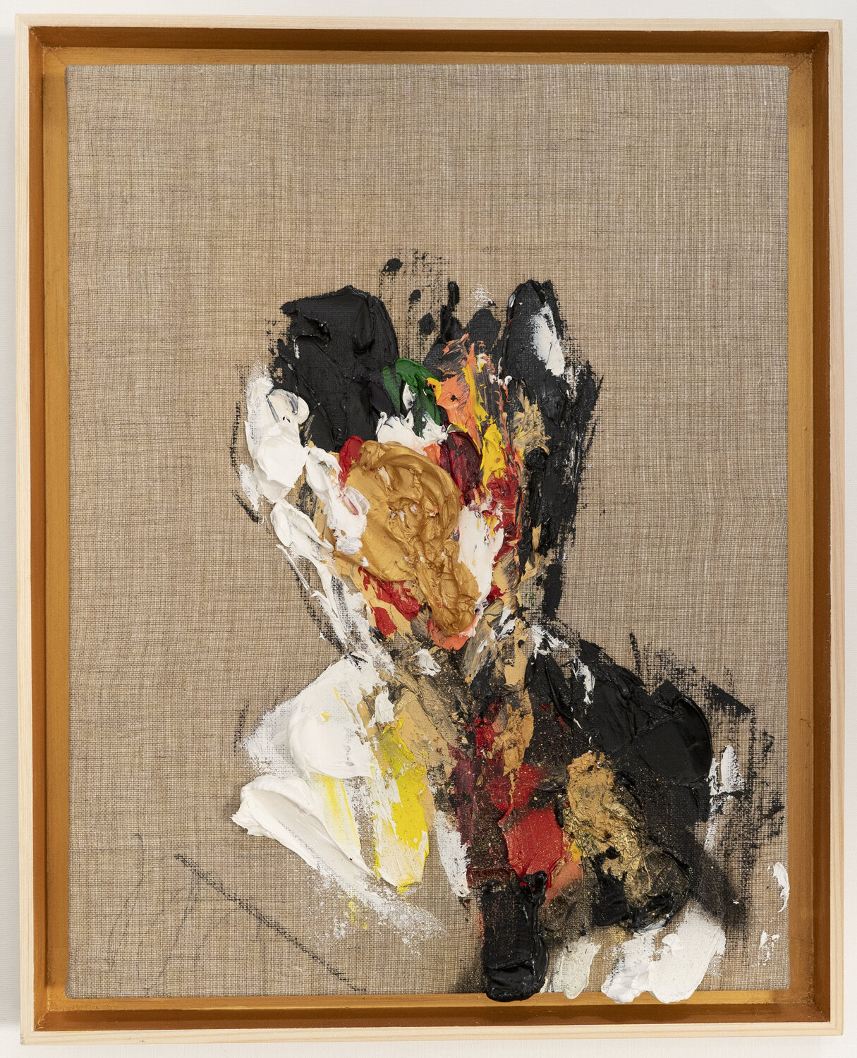 Gold Portrait work Tomoya Nakano Original painting for sale