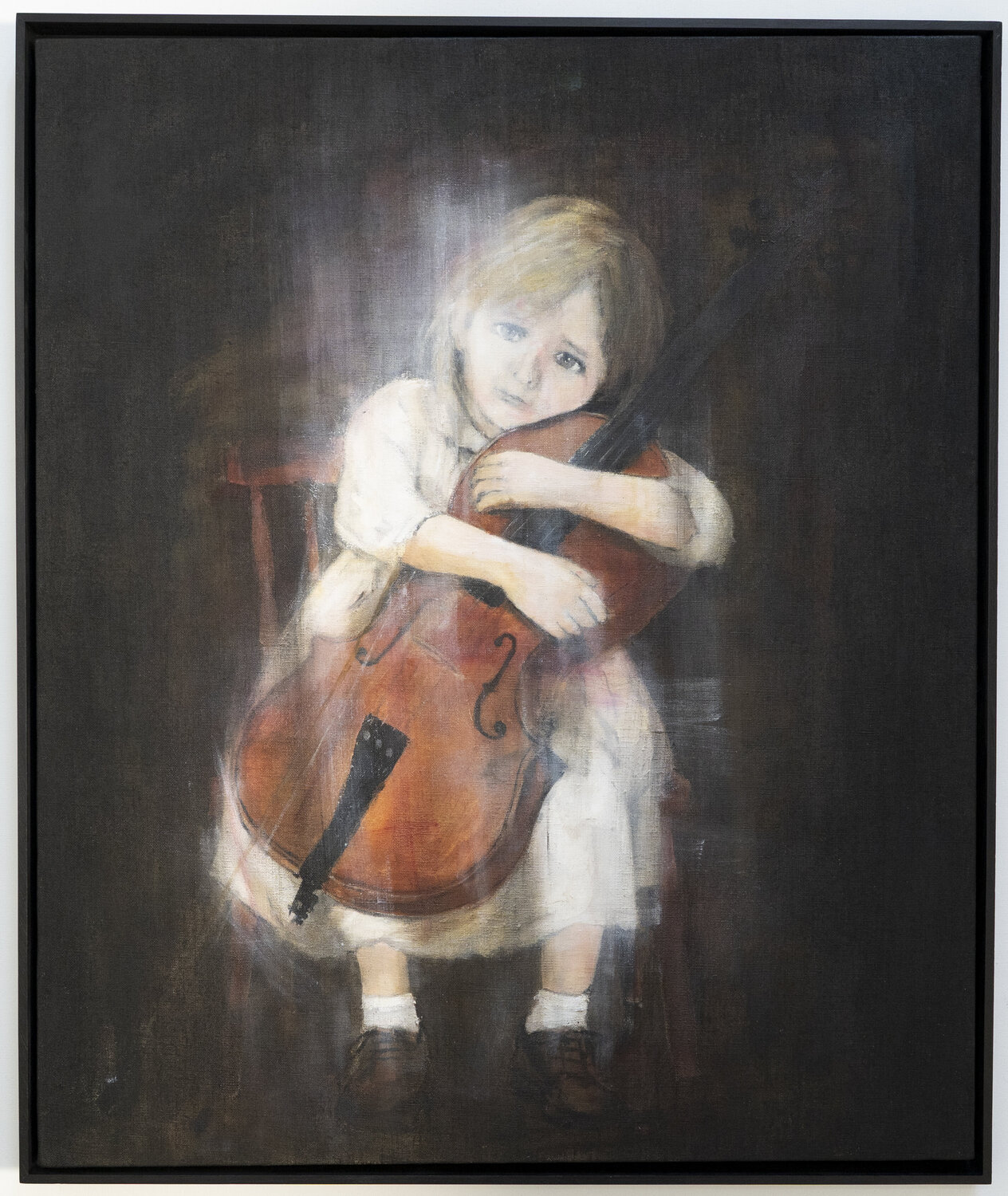 a girl cellist Tomoya Nakano Original painting for sale