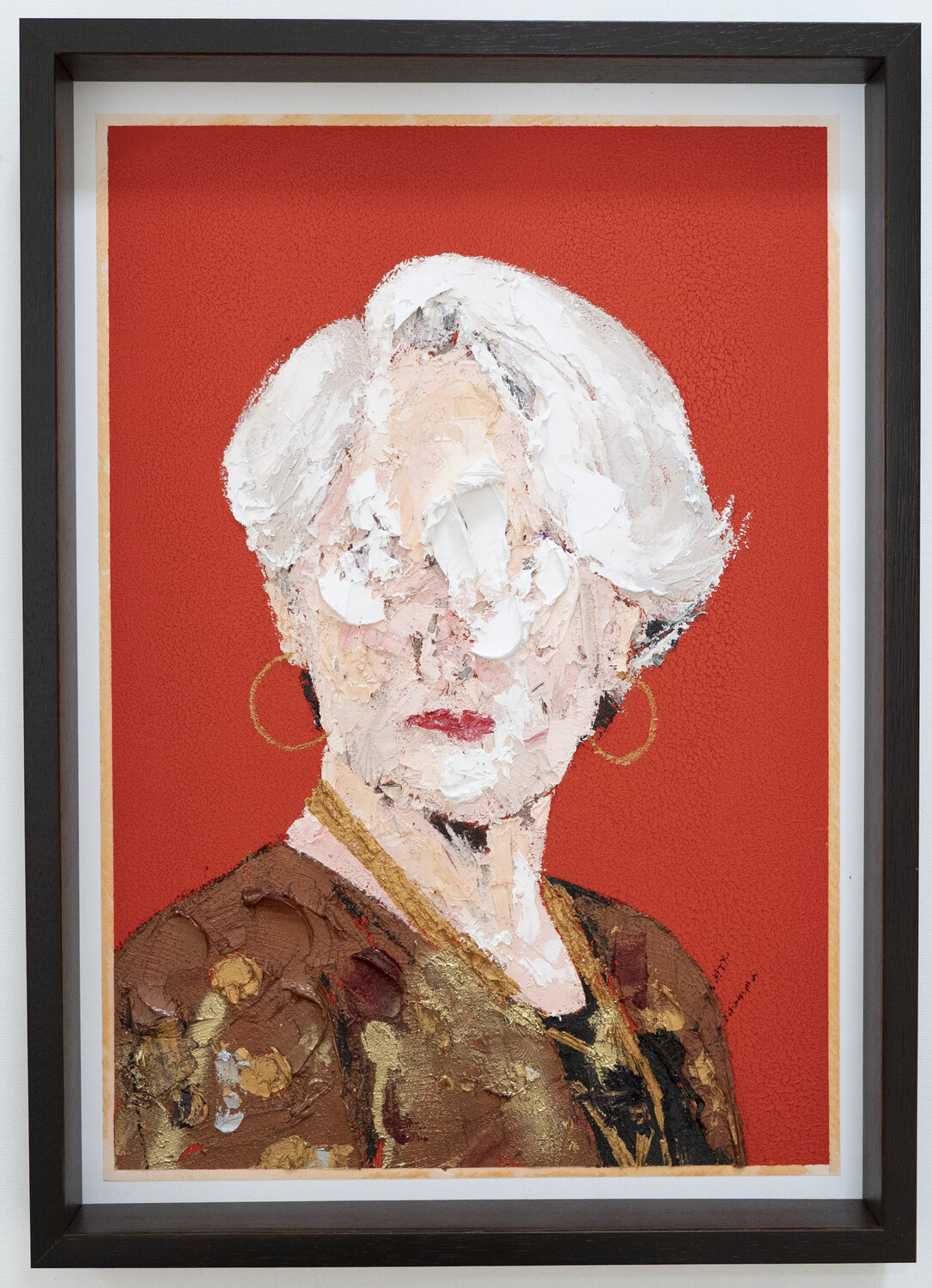 mirror series UNTITLED Portrait (Large size) Tomoya Nakano Original painting for sale
