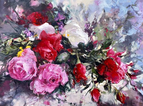 The Summer Gift by Ewa Czarniecka, Painting for Sale on Select