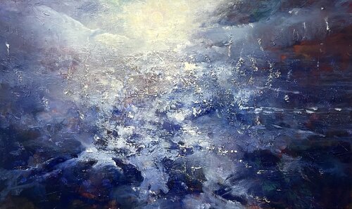 Midnight Journey by Ewa Czarniecka, Painting for Sale on Select