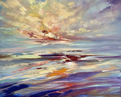 The Colour of Quiet Storms by Ewa Czarniecka, Painting for Sale on Select