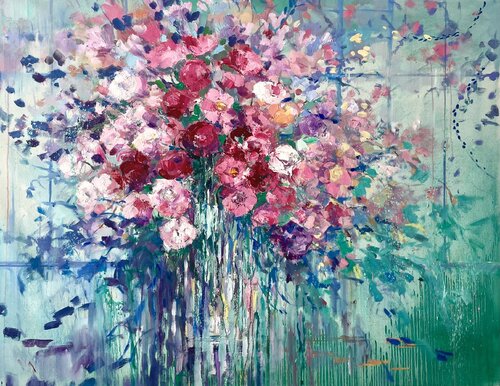 Bouquet of Full Breath by Ewa Czarniecka, Painting for Sale on Select