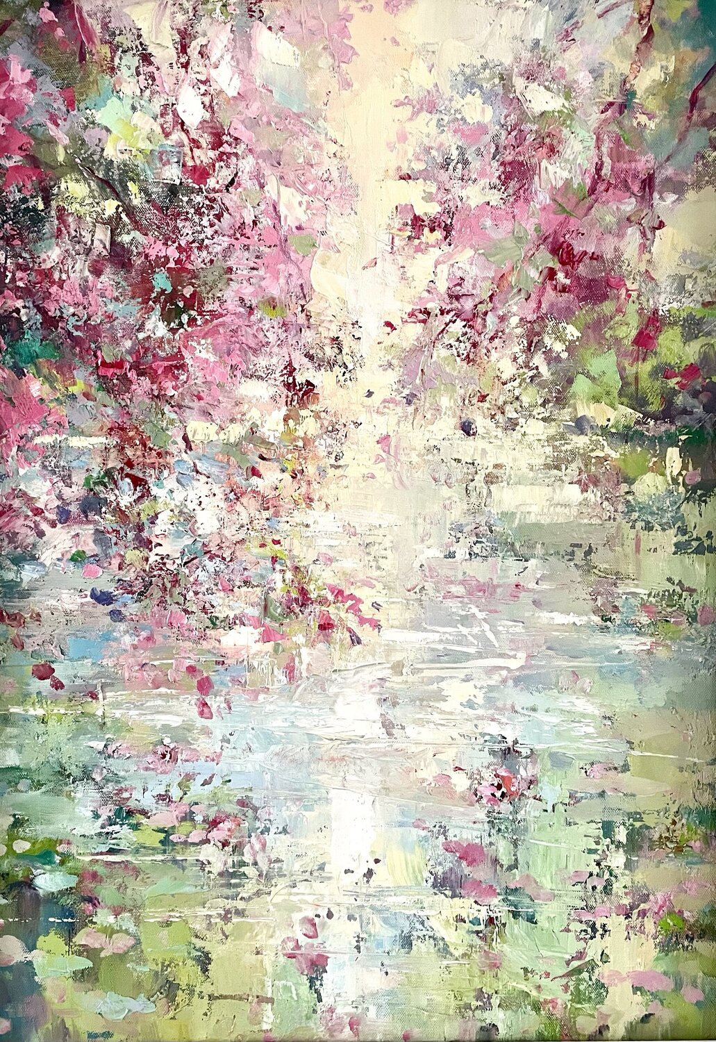 The Morning Shine Ewa Czarniecka Original painting for sale