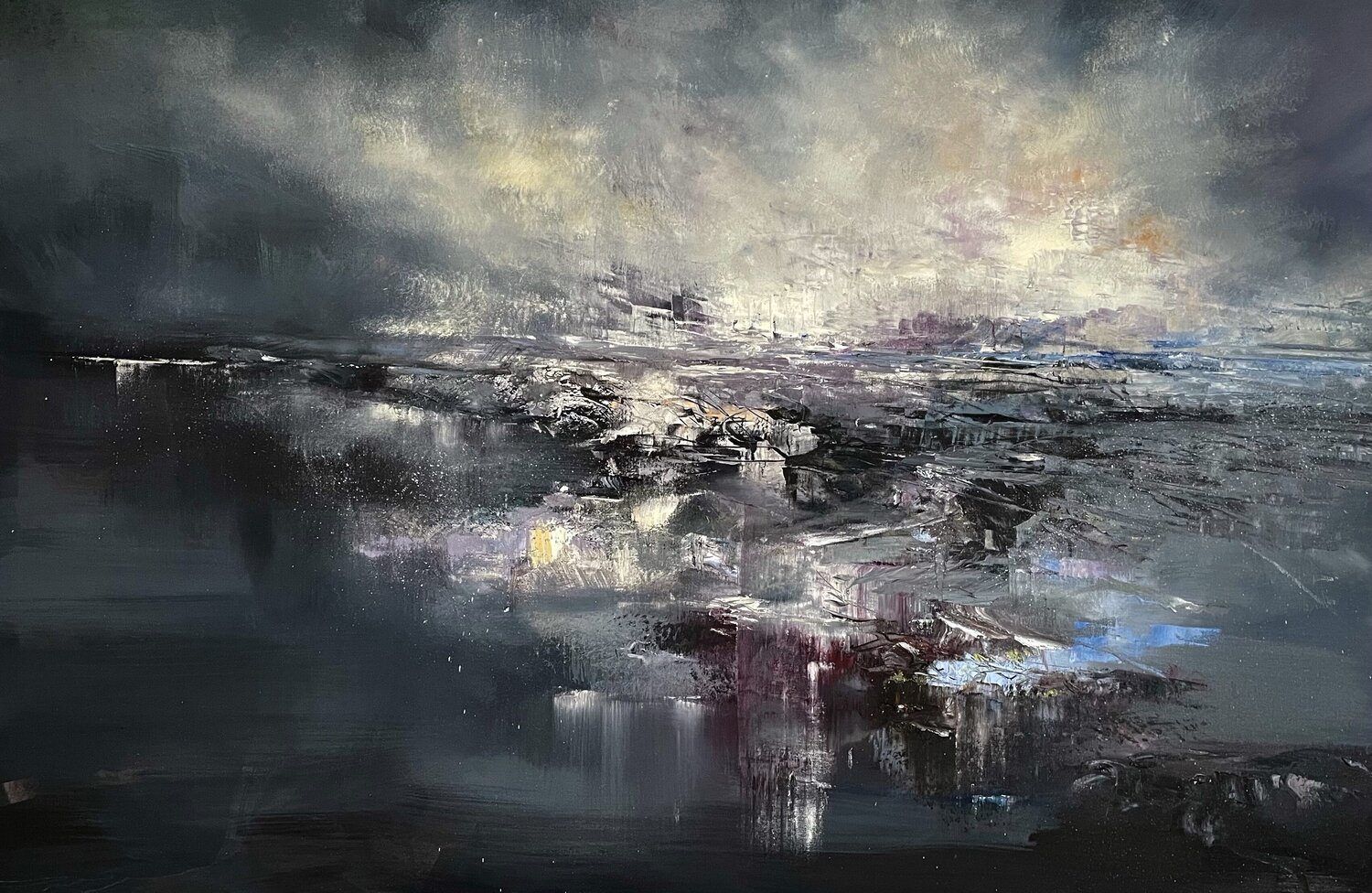 Between Worlds Ewa Czarniecka Original painting for sale