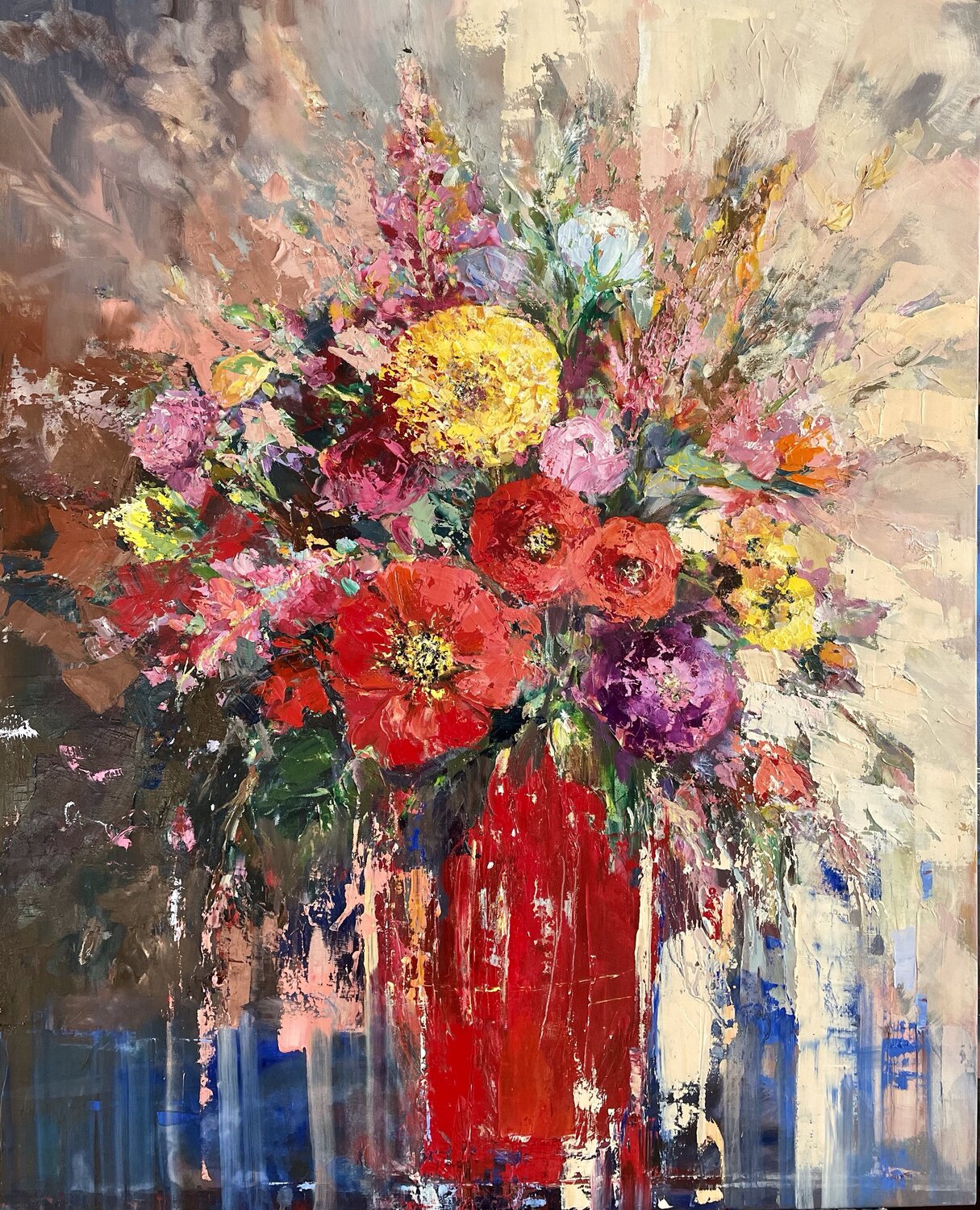 Essence Of Spring Ewa Czarniecka Original painting for sale