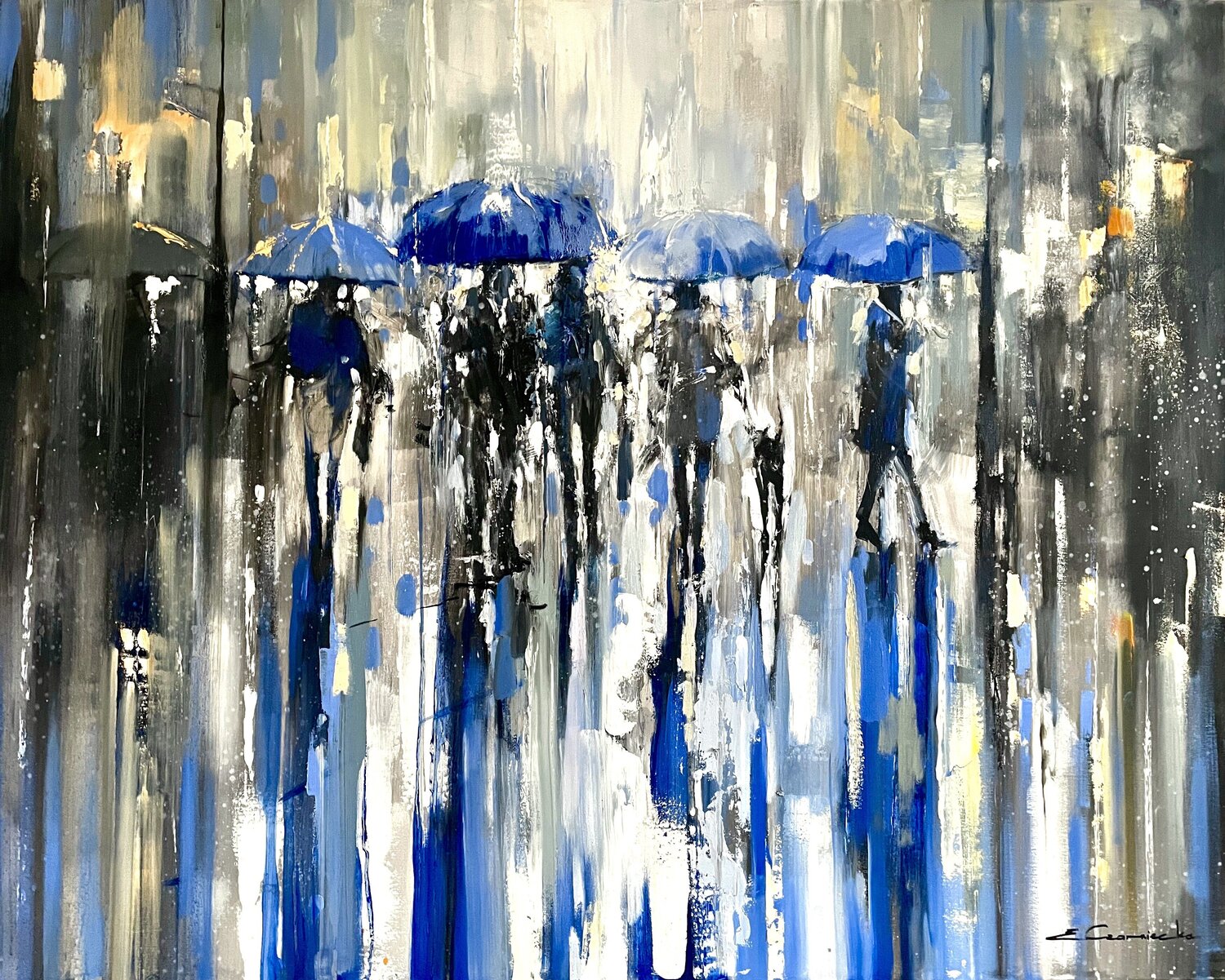 Under One Sky Ewa Czarniecka Original painting for sale