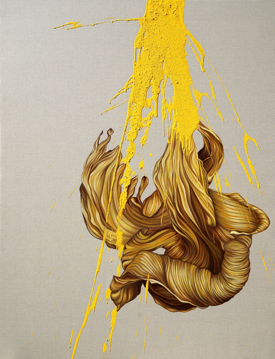 Becoming Gold Caroline Pera Original painting for sale