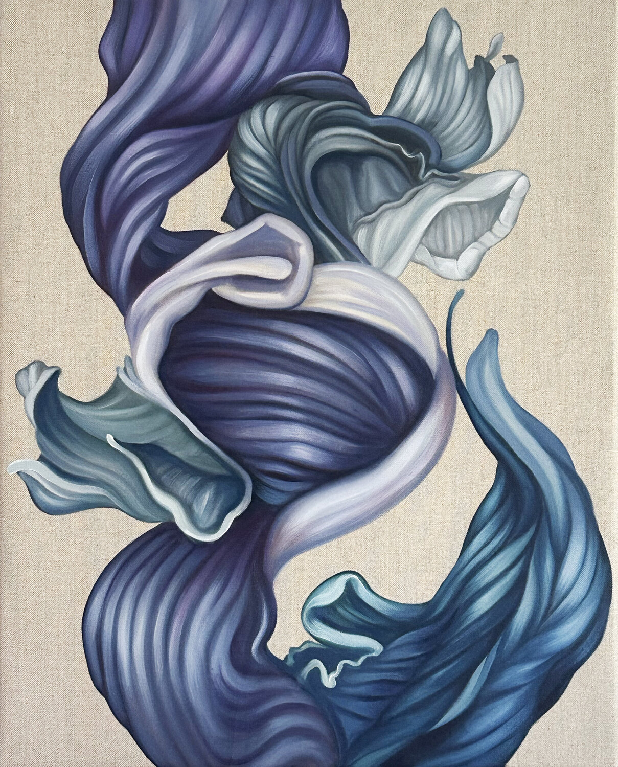 Echoes of Wind and Water Caroline Pera Original painting for sale