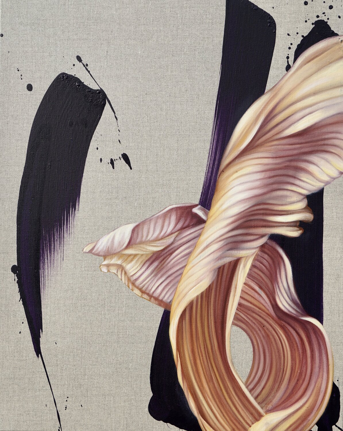 Yielding Caroline Pera Original painting for sale