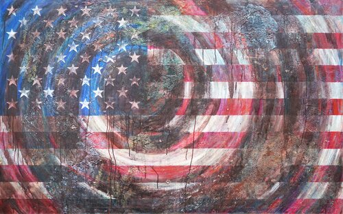 America by Mark Hellbusch, Painting for Sale on Select