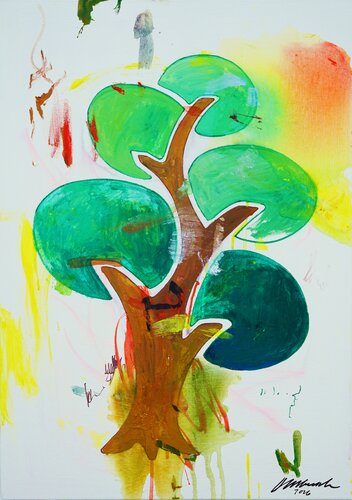 Baum IV by Mark Hellbusch, Painting for Sale on Select