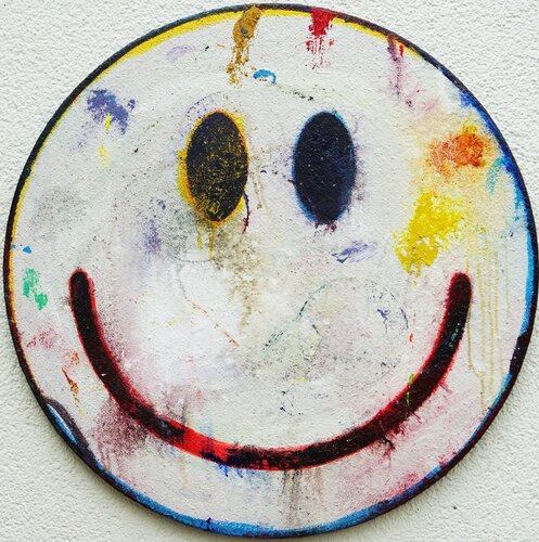 Smiley VI by Mark Hellbusch, Painting for Sale on Select