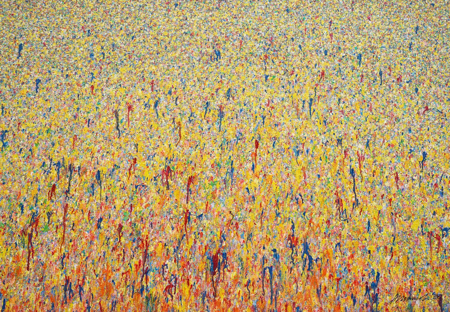 Claim 101 Mark Hellbusch Original painting for sale