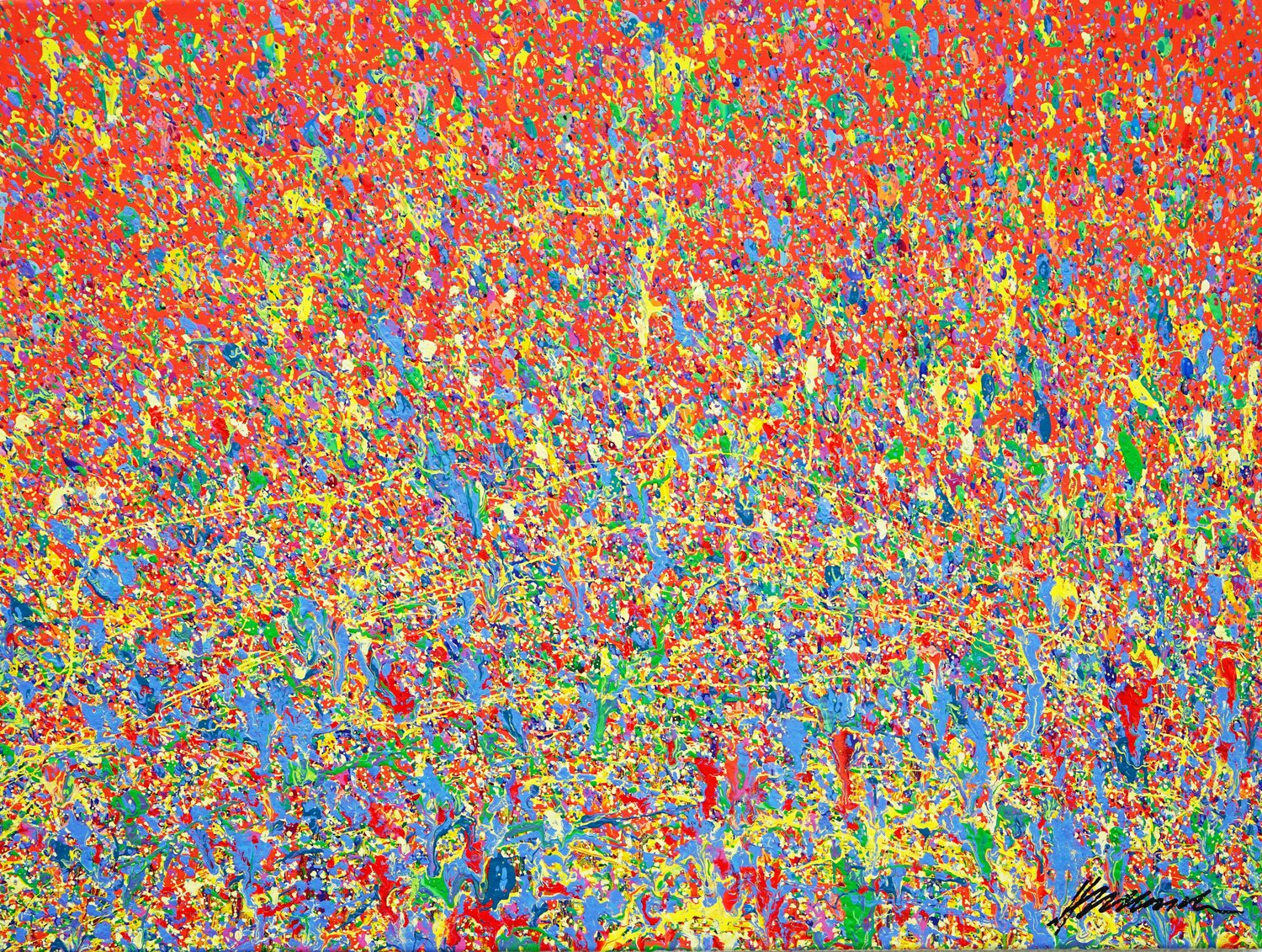 Claim 173 Mark Hellbusch Original painting for sale
