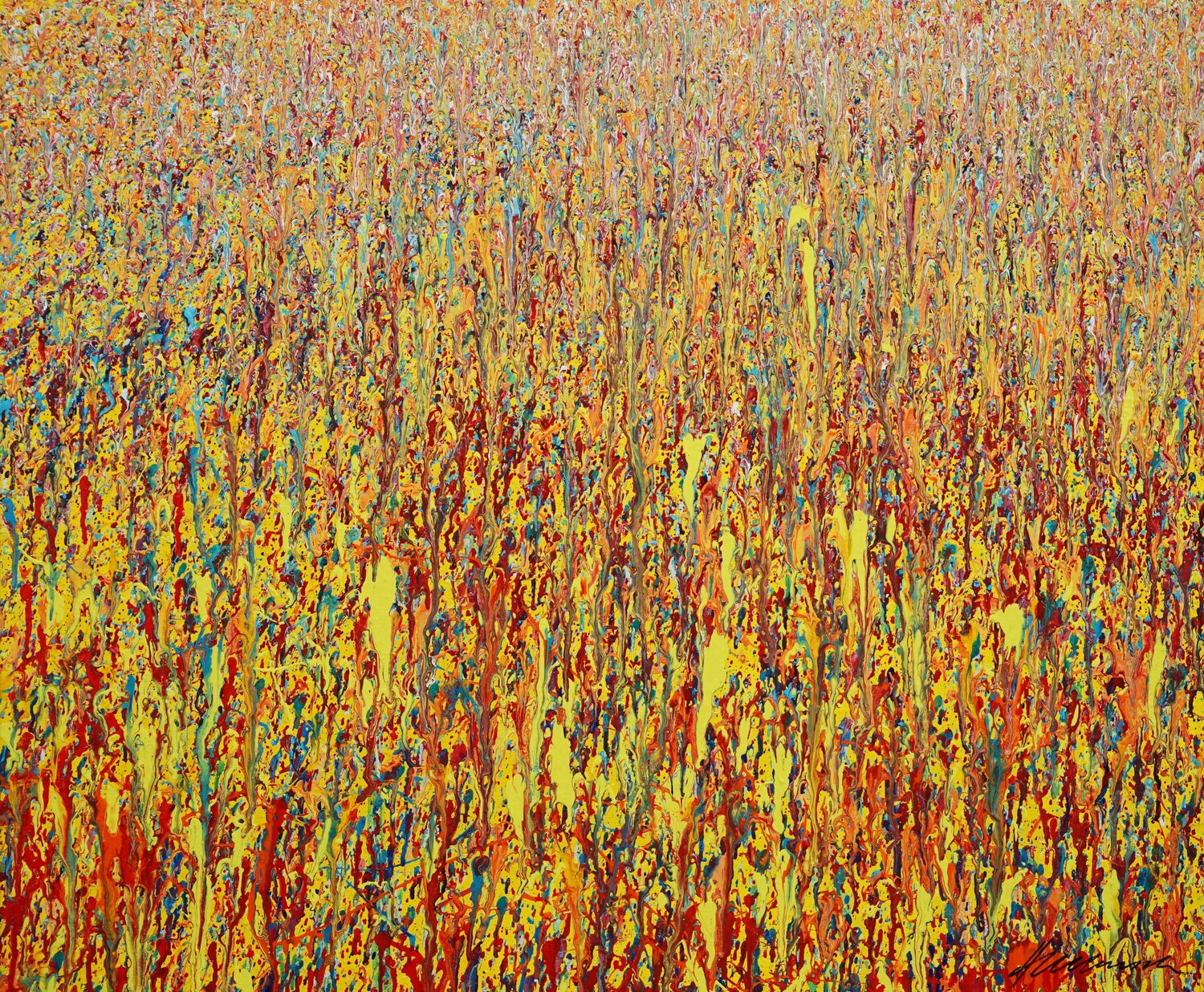 Claim 163 Mark Hellbusch Original painting for sale