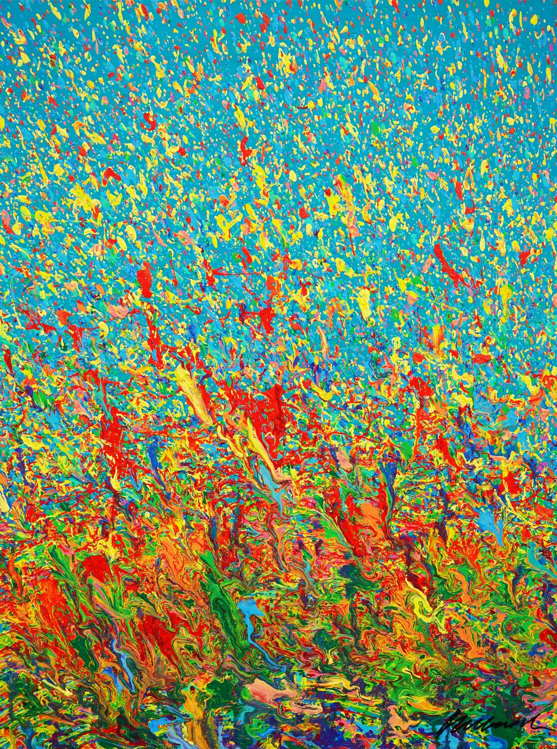 Claim 180 Mark Hellbusch Original painting for sale