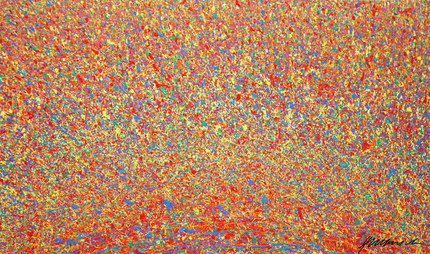 Claim 165 Mark Hellbusch Original painting for sale