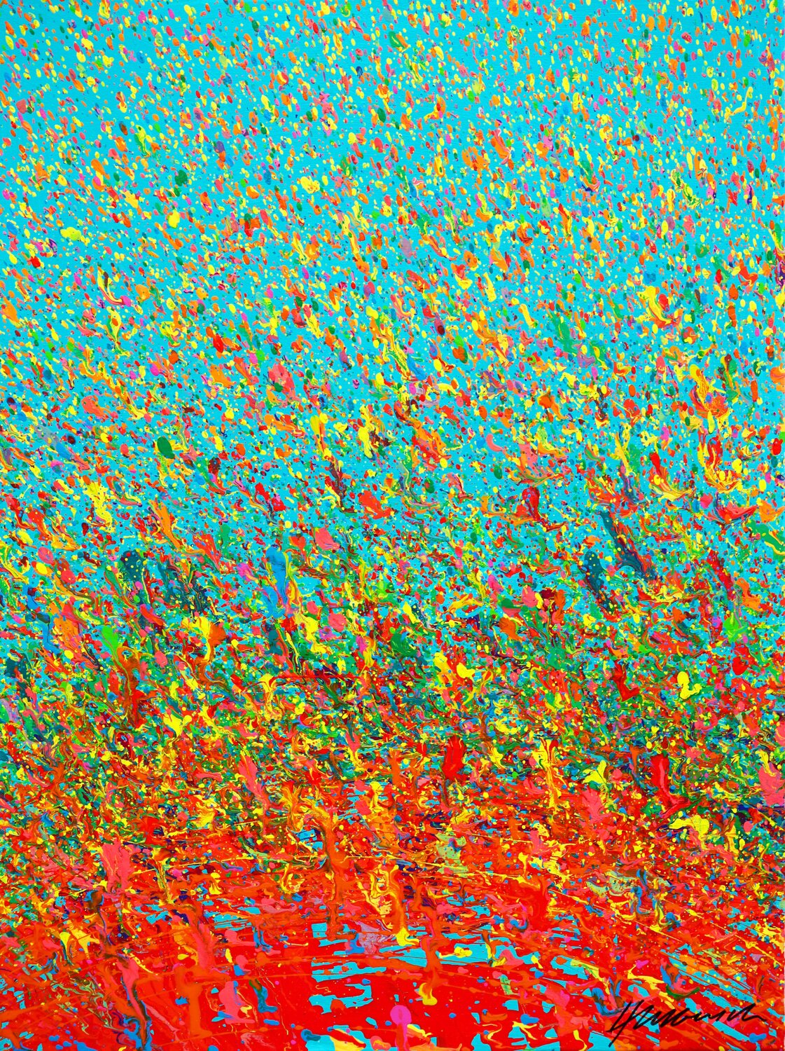 Claim 181 Mark Hellbusch Original painting for sale